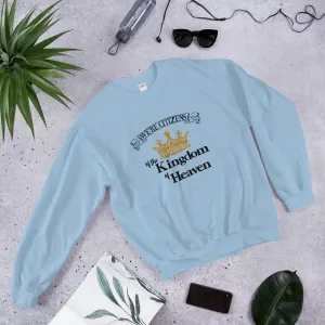 We're Citizens, Unisex Adult Heavy Blend Crewneck Sweatshirt-Black Text