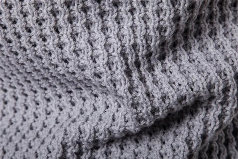 West Louis™ Turndown Collar Slim Sweater