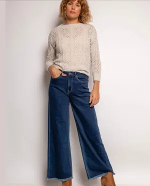 Wide leg jean