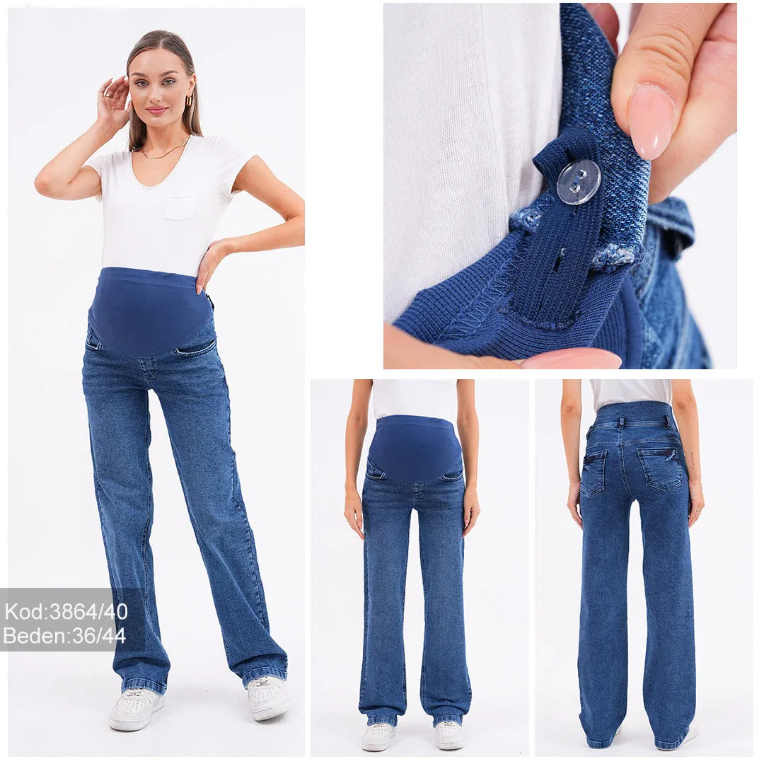 Wide Leg Maternity Jeans
