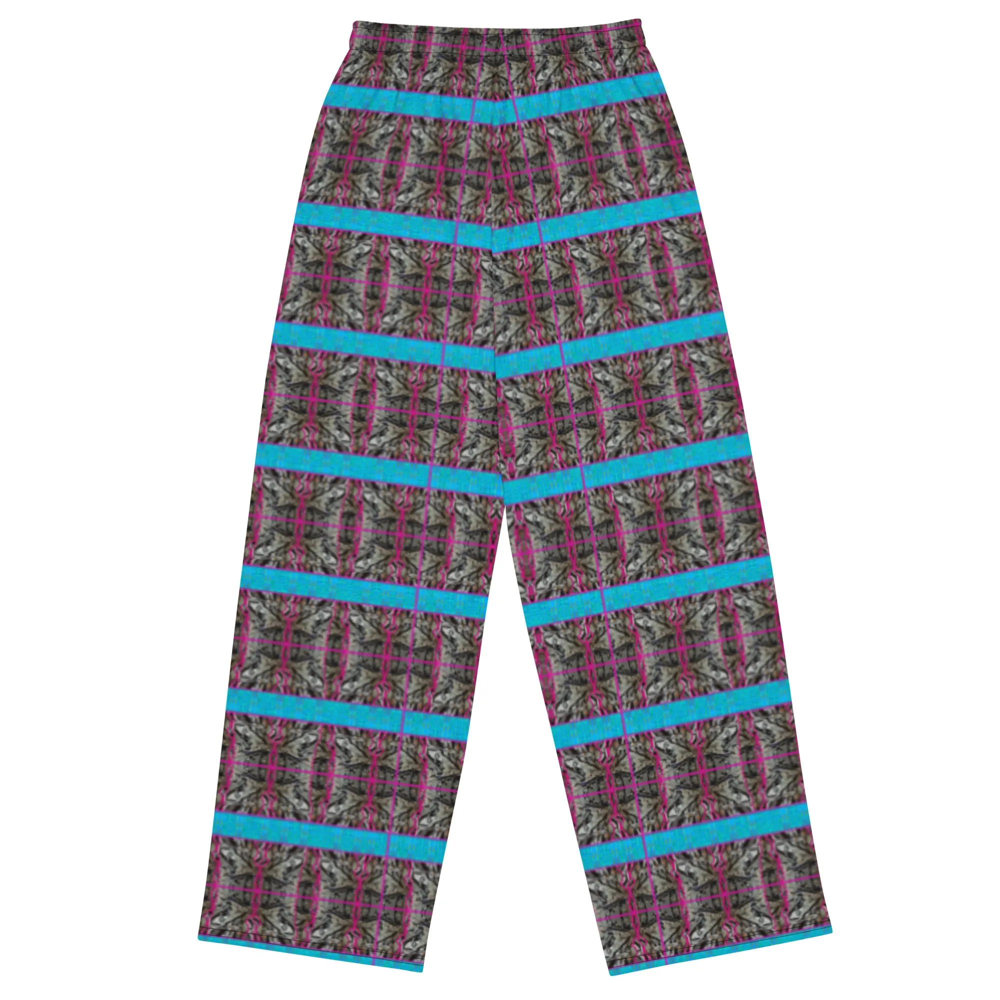 Wide-Leg Pants (Unisex)(Tree Link Stripe) RJSTH@Fabric#11 RJSTHS2022 RJS