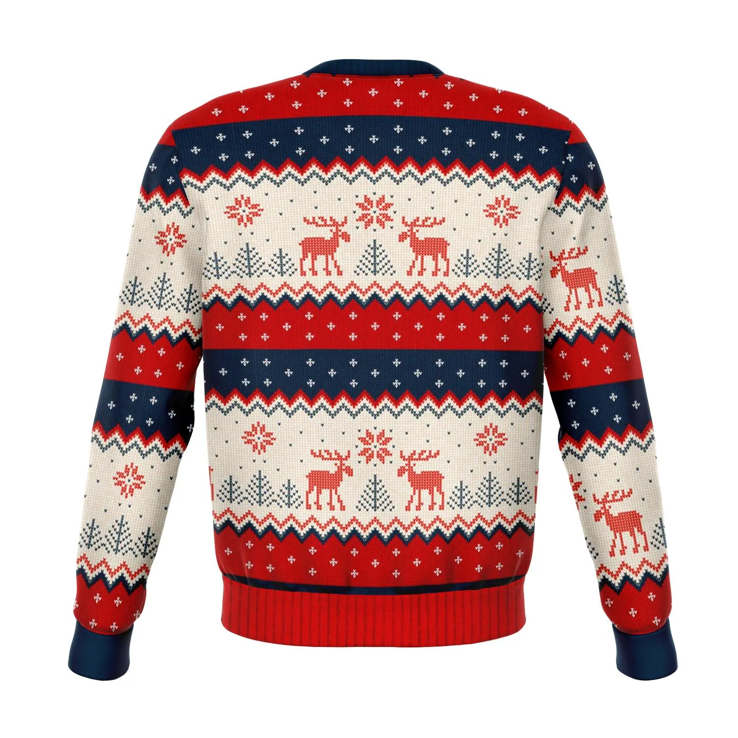 Woman Yelling at a Cat Ugly Christmas Meme Sweatshirt