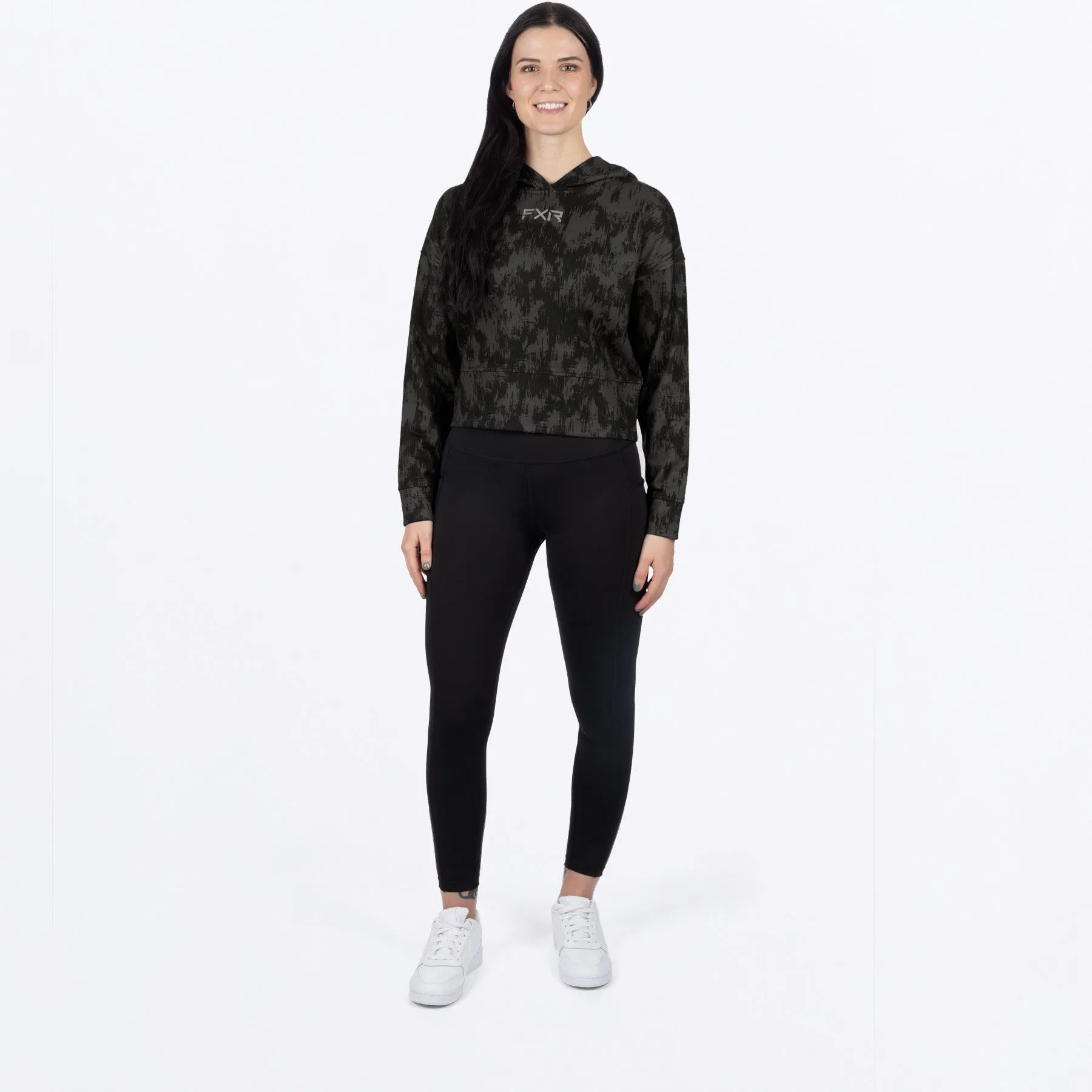 Women's Balance Cropped Pullover Hoodie