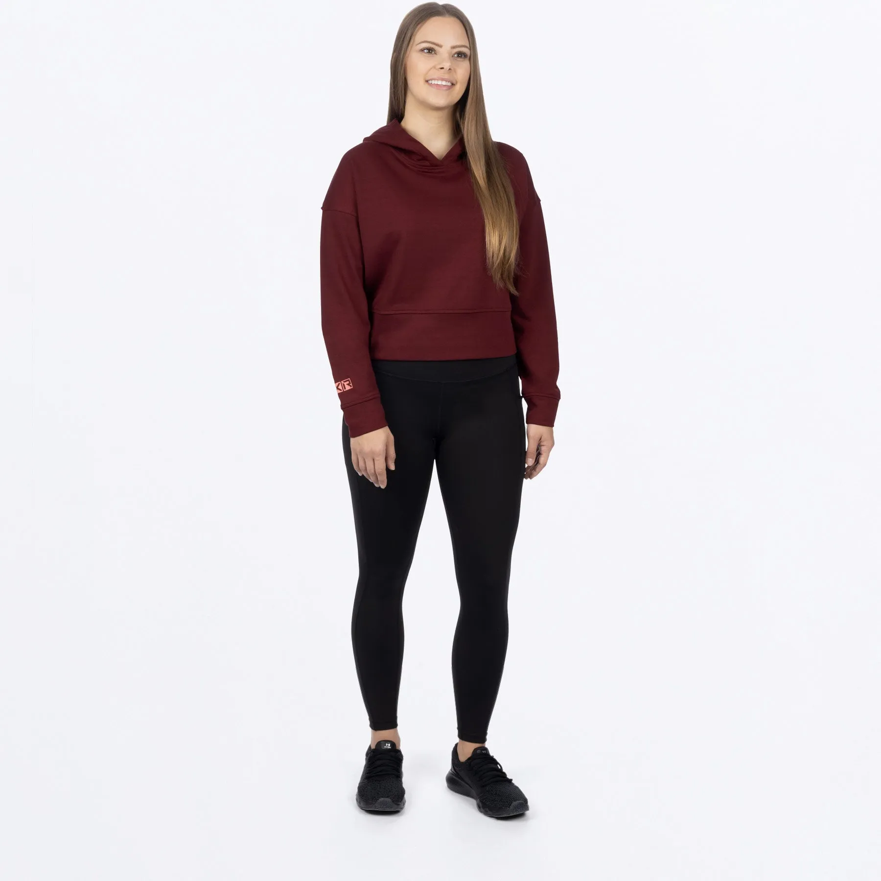 Women's Balance Cropped Pullover Hoodie