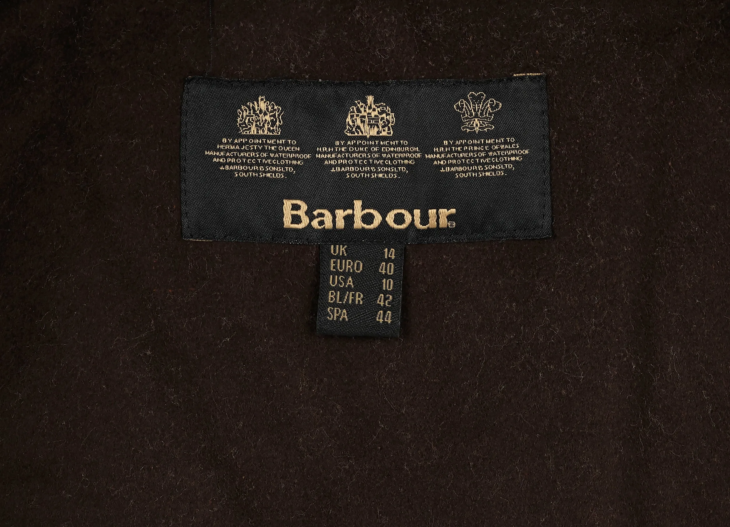 Women's Barbour Marsworth Durham Wax Parka Jacket Coat - Brown - Women's L