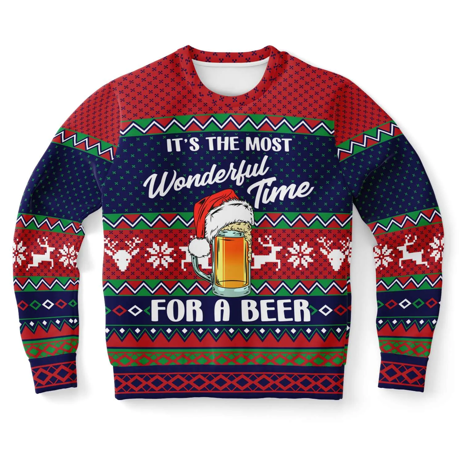 Wonderful time for a beer - Athletic Sweatshirt