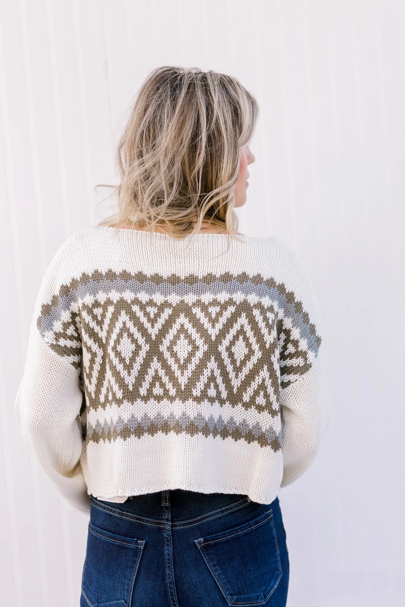 X Ivory Nordic Sweater