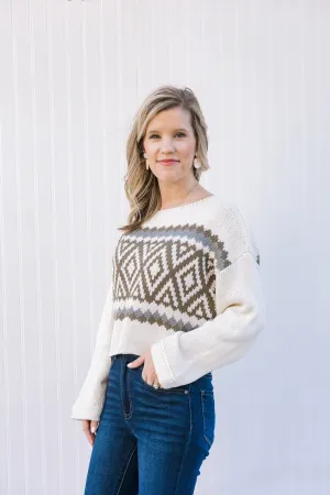 X Ivory Nordic Sweater