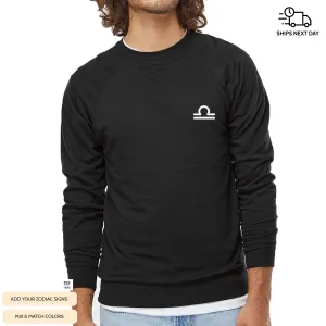 Zodiac Couple Matching Sweatshirts - BLACK